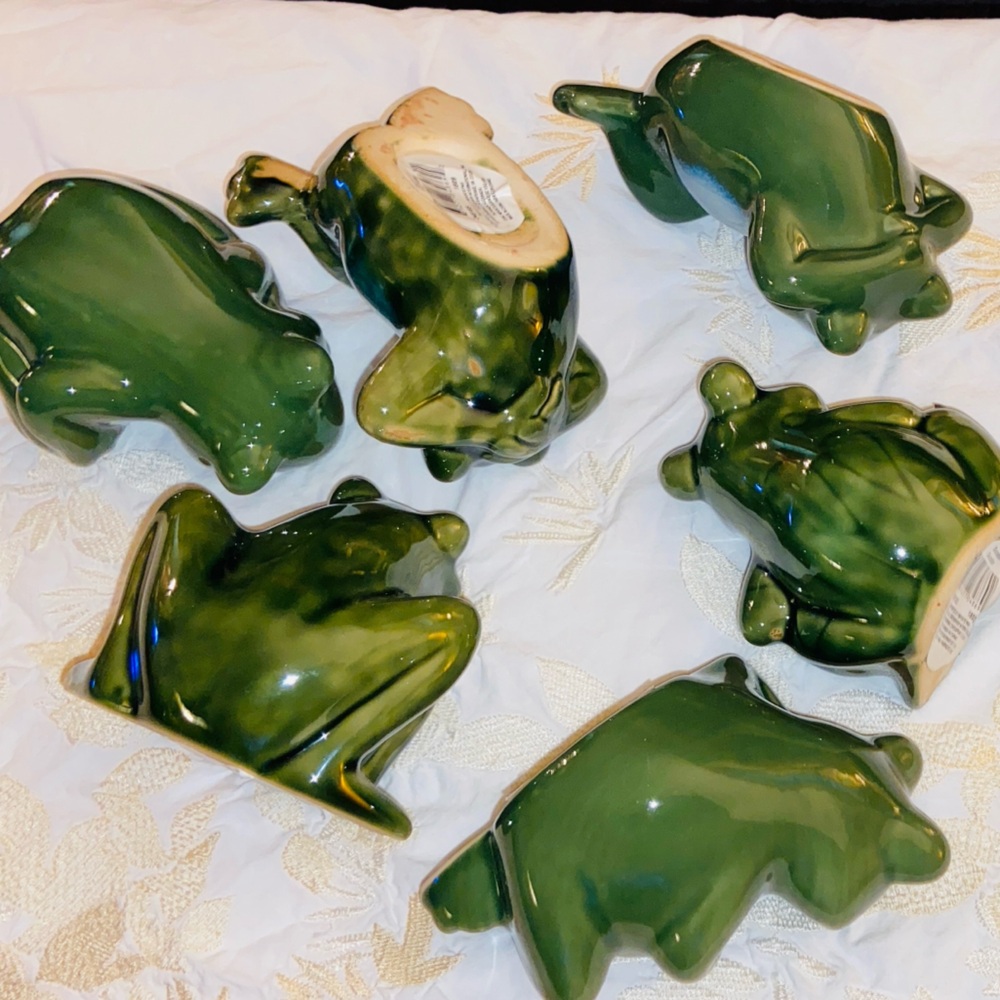 Frogs🐸Galore, Selling My 6 Piece Set, Can Exhibit Unique Flaws/Small Scratches - Picture 16 of 16